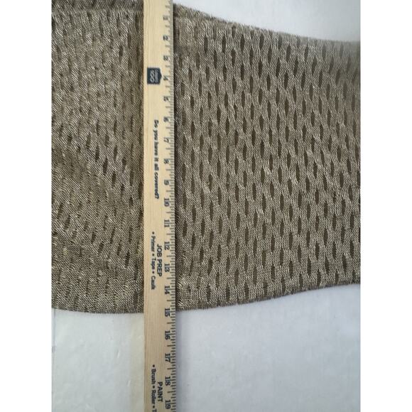 House Of Harlow 1960 Dress Womens Small Gold Metallic Crochet Knit Maxi #5797 - Picture 8 of 13